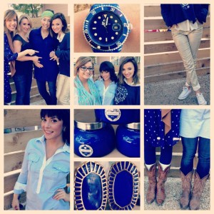 {BLUE IS FOR BOY}  We had so much fun announcing Alli's baby boy with our blue theme!