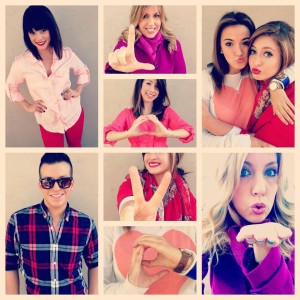 {VALENTINES}  L O V E is in the air and all of the pink and red put us all in a lovey dovey mood for the day!