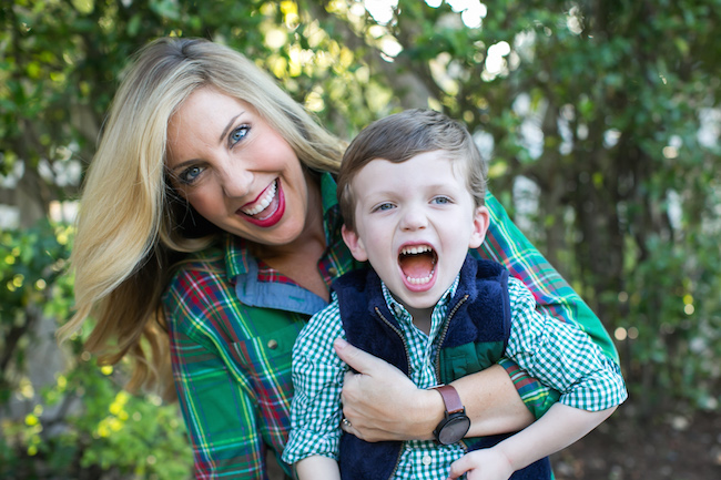 Martha Lynn Kale Family Christmas Photos 2015 - Mommy and Ford