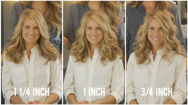 Curling Iron Barrel Size